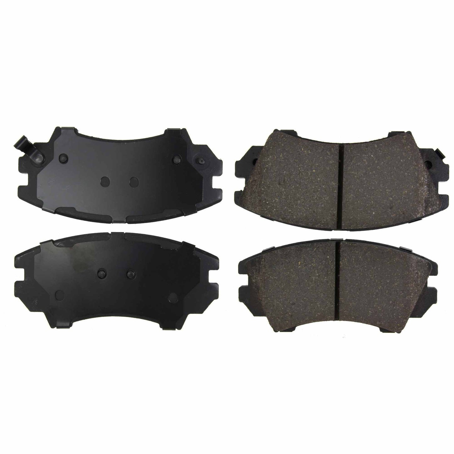 Centric Parts Disc Brake Pad Set C‑Tek Ceramic with Shims for 2016-2017 Buick Regal, 2010-2015 Chevrolet Camaro, 2016 Equinox, 2011 Saab 9‑5
