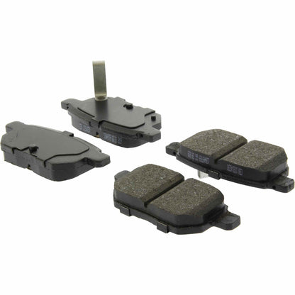 Centric Parts Disc Brake Pad Set C-Tek Ceramic with Shims for 2011-2022 Lexus CT200h, Scion iM, Toyota Corolla, Prius