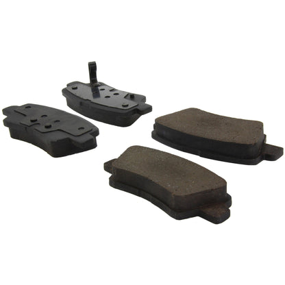 Centric Parts Disc Brake Pad Set Ceramic with Shims for 2012-2017 Hyundai Azera, 2009-2015 Sonata, 2011-2016 Kia Optima 103.14450