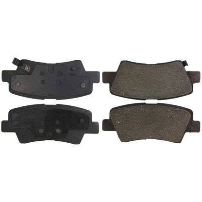 Centric Parts Disc Brake Pad Set Ceramic with Shims for 2012-2017 Hyundai Azera, 2009-2015 Sonata, 2011-2016 Kia Optima 103.14450