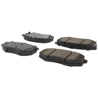 Centric Parts Disc Brake Pad Set C-Tek Ceramic with Shims for 2010-2011 Hyundai Tucson Kia Sportage 103.14470