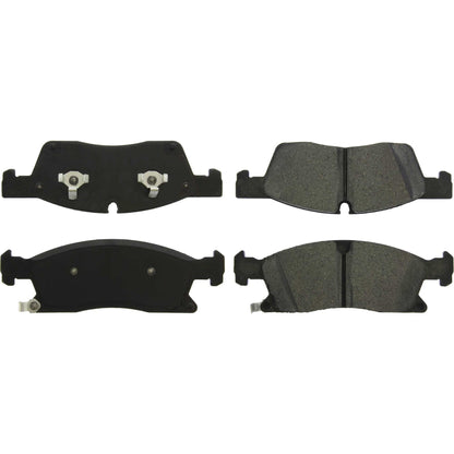 Centric Parts Disc Brake Pad Set Ceramic with Shims for 2011-2020 Dodge Durango, Jeep Grand Cherokee, Mercedes-Benz GL350/GL450/GLE Models