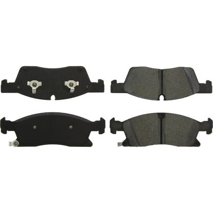 Centric Parts Disc Brake Pad Set Ceramic with Shims for 2011-2020 Dodge Durango, Jeep Grand Cherokee, Mercedes-Benz GL350/GL450/GLE Models