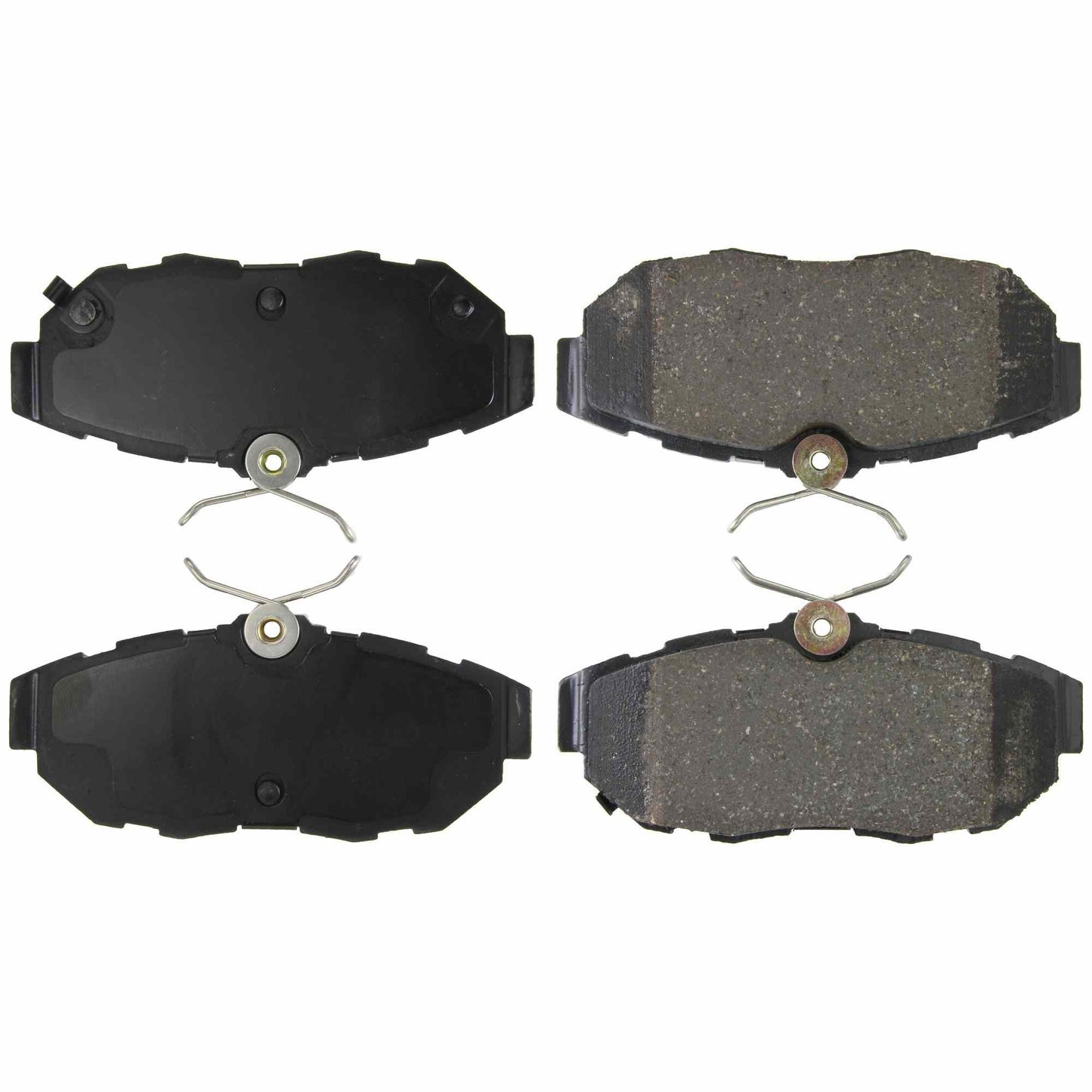 Centric Parts Disc Brake Pad Set C-Tek Ceramic with Shims for 2011-2014 Ford Mustang 103.14650