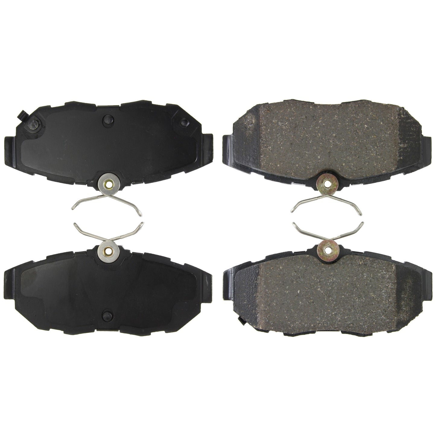 Centric Parts Disc Brake Pad Set C-Tek Ceramic with Shims for 2011-2014 Ford Mustang 103.14650