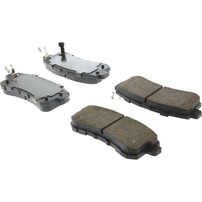 Centric Parts Disc Brake Pad Set Ceramic with Shims for 2011-2013 Infiniti QX56, 2020-2024 Infiniti QX80, 2017-2022 Nissan Armada 103.15100