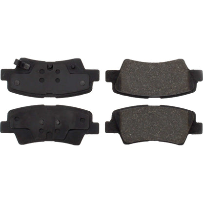 Centric Parts Disc Brake Pad Set C-Tek Ceramic with Shims for 2013-2014 Dodge Attitude, 2012-2017 Hyundai Accent, 2011-2016 Elantra, 2013-2014 Elantra Coupe, 2012-2016 Kia Optima, 2012-2018 Rio 103.15440