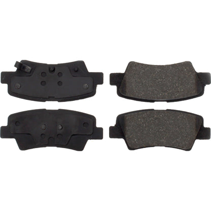 Centric Parts Disc Brake Pad Set C-Tek Ceramic with Shims for 2013-2014 Dodge Attitude, 2012-2017 Hyundai Accent, 2011-2016 Elantra, 2013-2014 Elantra Coupe, 2012-2016 Kia Optima, 2012-2018 Rio 103.15440