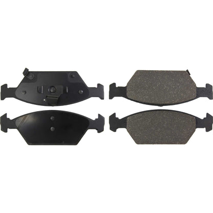 Centric Parts Disc Brake Pad Set C-Tek Ceramic with Shims for 2010-2014 Honda City 103.15530