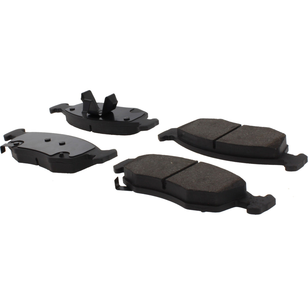 Centric Parts Disc Brake Pad Set C-Tek Ceramic with Shims for 2011-2018 Fiat 500 2015-2017 Ram 700 103.15680