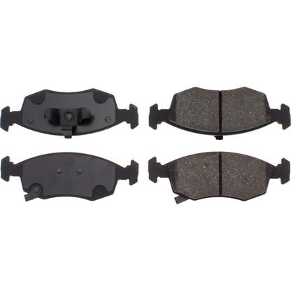 Centric Parts Disc Brake Pad Set C-Tek Ceramic with Shims for 2011-2018 Fiat 500 2015-2017 Ram 700 103.15680