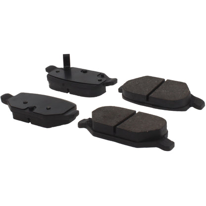 Centric Parts Disc Brake Pad Set Ceramic with Shims for Fiat 500 2009-2019, Panda 2007-2012, Ram 700 2015-2017 103.15690