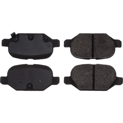 Centric Parts Disc Brake Pad Set Ceramic with Shims for Fiat 500 2009-2019, Panda 2007-2012, Ram 700 2015-2017 103.15690
