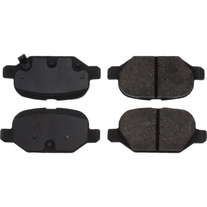 Centric Parts Disc Brake Pad Set Ceramic with Shims for Fiat 500 2009-2019, Panda 2007-2012, Ram 700 2015-2017 103.15690