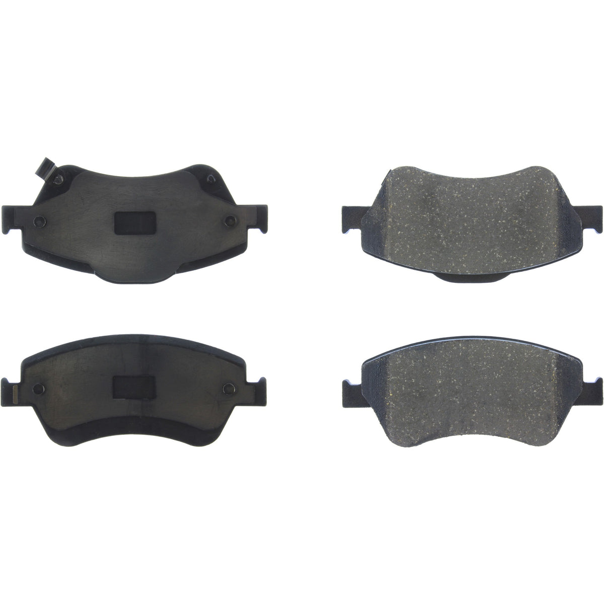 Centric Parts Disc Brake Pad Set C-Tek Ceramic with Shims for 2009-2014 Toyota Corolla 103.15710