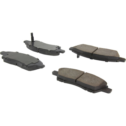 Centric Parts Disc Brake Pad Set C-Tek Ceramic with Shims for 2012-2019 Nissan March Micra Note Tiida Versa 103.15920