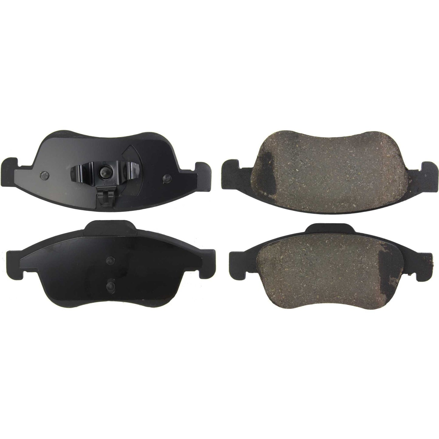 Centric Parts Disc Brake Pad Set C-Tek Ceramic with Shims for 2018 Renault Captur, 2013-2018 Duster, 2011-2015 Fluence, 2019 Oroch 103.16270
