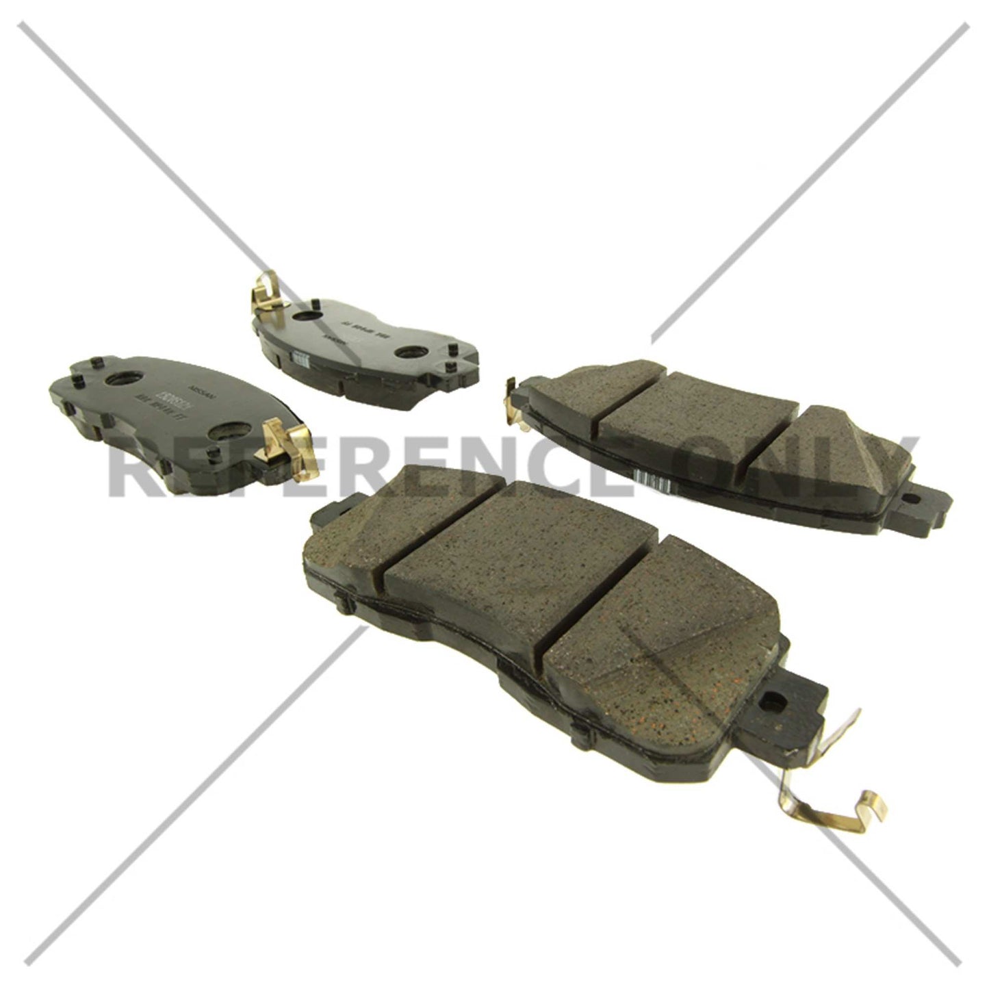 Centric Parts Disc Brake Pad Set C-Tek Ceramic with Shims for 2013-2023 Nissan Altima 2018-2014 Leaf 103.16500