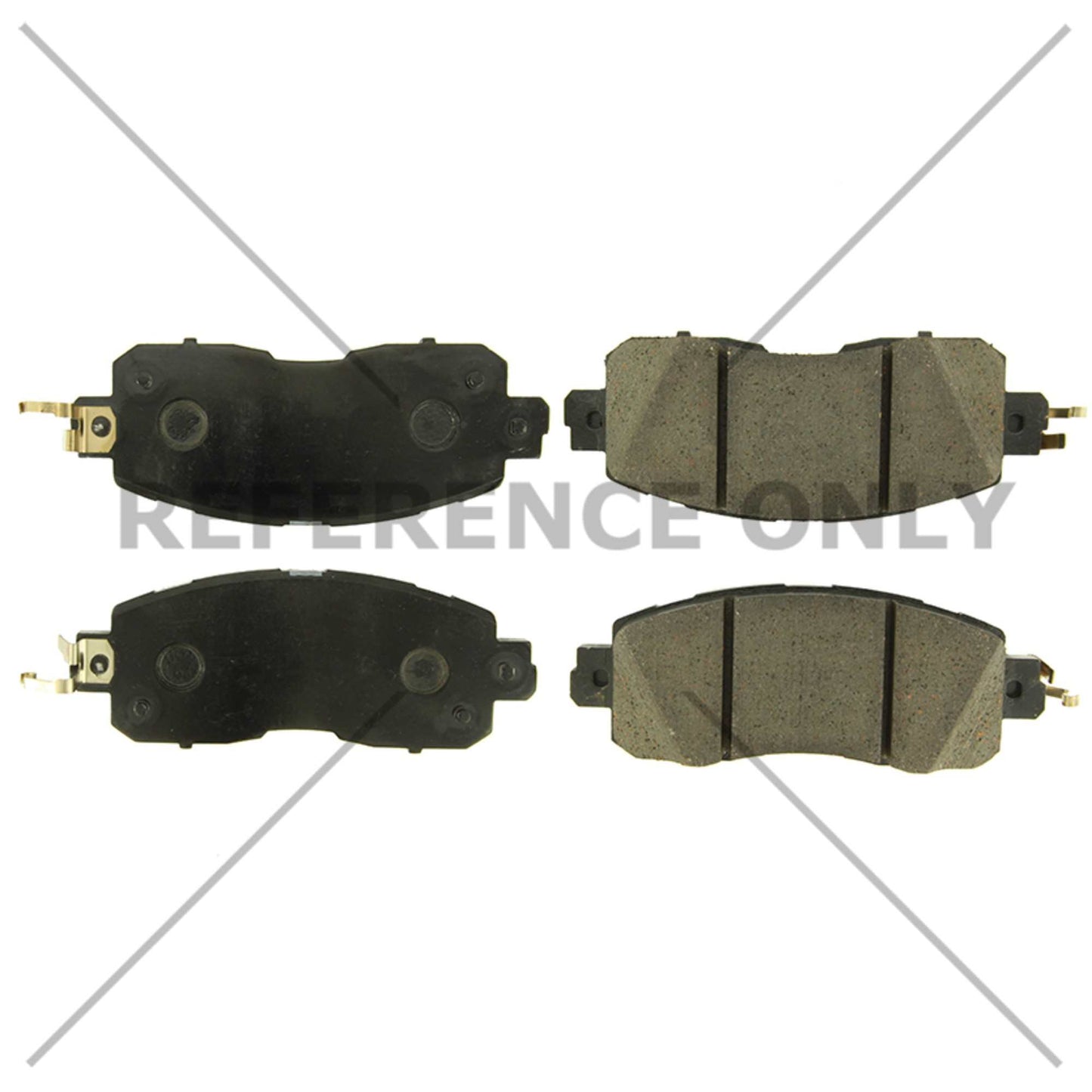 Centric Parts Disc Brake Pad Set C-Tek Ceramic with Shims for 2013-2023 Nissan Altima 2018-2014 Leaf 103.16500
