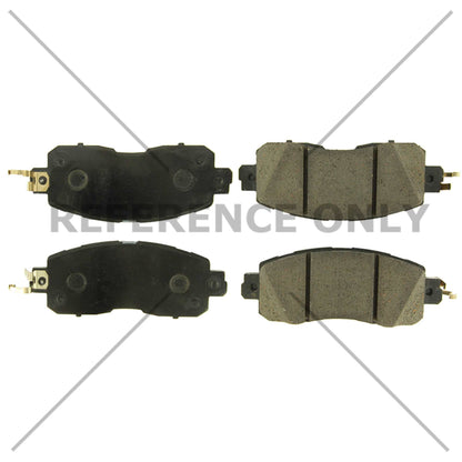 Centric Parts Disc Brake Pad Set C-Tek Ceramic with Shims for 2013-2023 Nissan Altima 2018-2014 Leaf 103.16500
