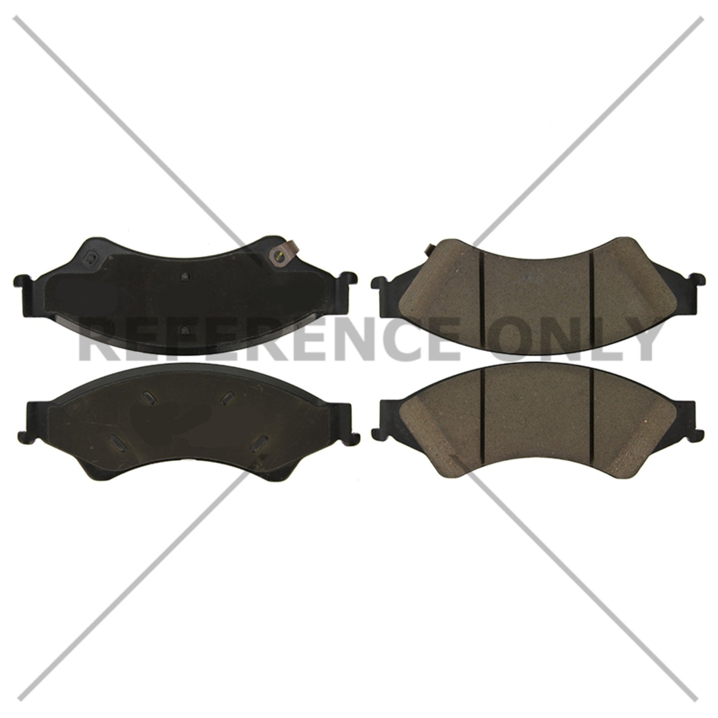 Centric Parts Disc Brake Pad Set C-Tek Ceramic with Shims for 2013-2017 Ford Ranger 103.16760