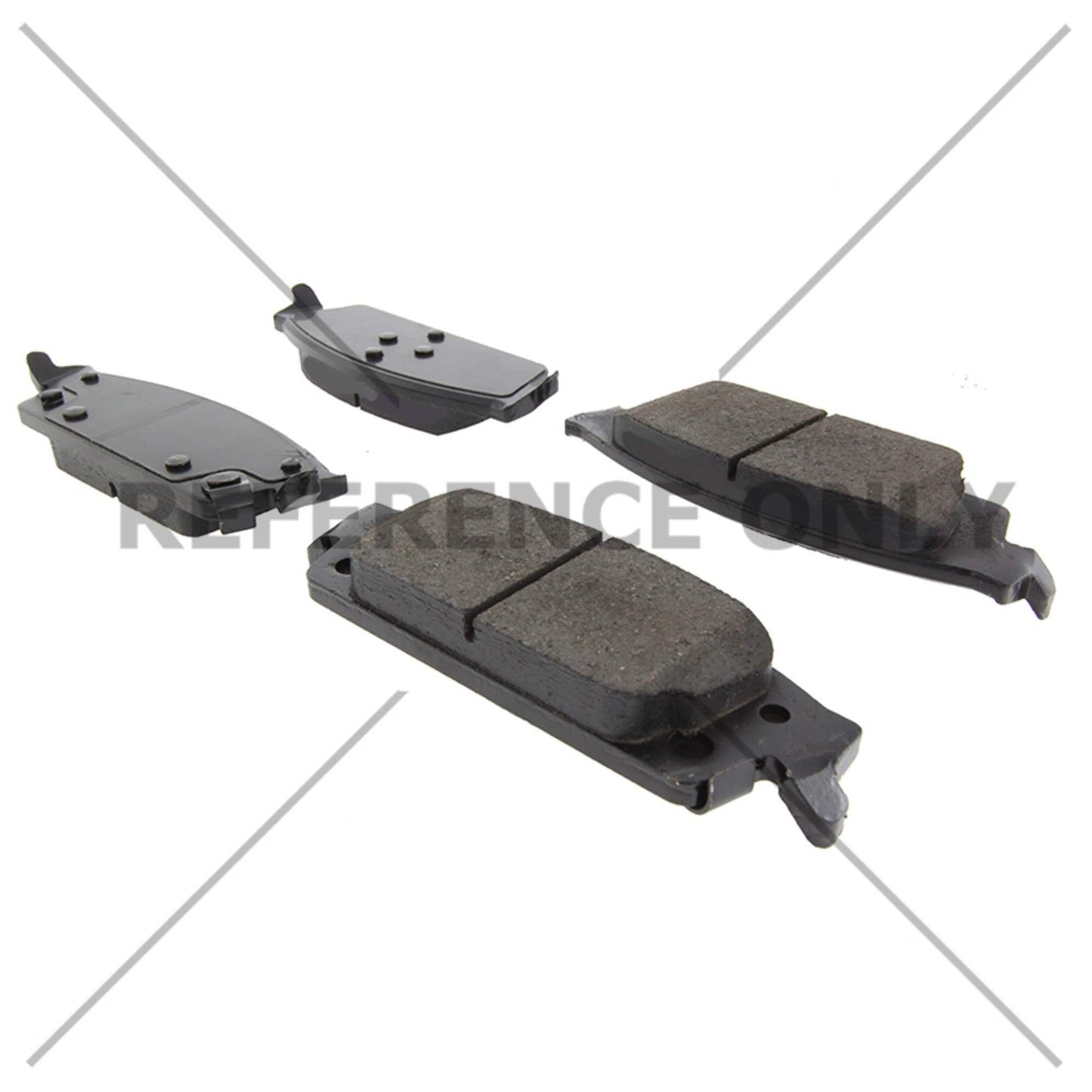 Centric Parts Disc Brake Pad Set Ceramic with Shims for 2015-2020 Cadillac Escalade, Chevrolet Silverado and GMC Sierra 103.17070