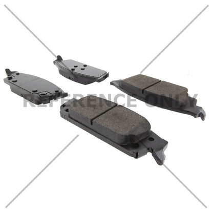 Centric Parts Disc Brake Pad Set Ceramic with Shims for 2015-2020 Cadillac Escalade, Chevrolet Silverado and GMC Sierra 103.17070