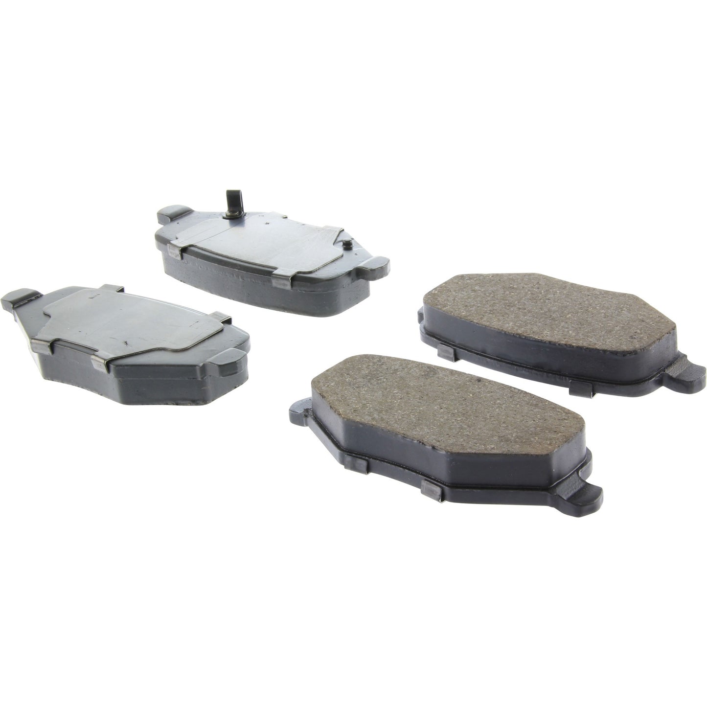 Centric Parts Disc Brake Pad Set C-Tek Ceramic with Shims for 2012-2016 Chrysler Town & Country Dodge Grand Caravan Journey Ram C/V Volkswagen Routan 103.17190