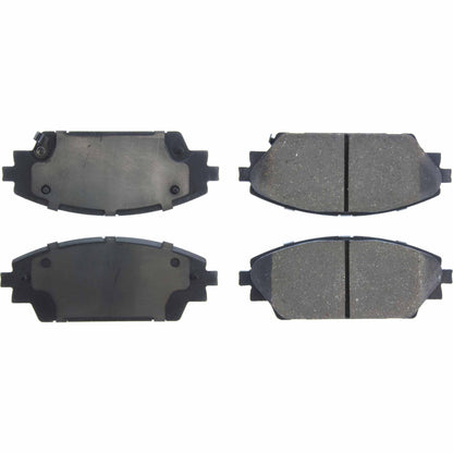 Centric Parts Disc Brake Pad Set C-Tek Ceramic with Shims for 2014-2018 Mazda 3, 2014-2018 Mazda 3 Sport, 2016-2020 Mazda CX-3, 2020-2022 Mazda CX-30 103.17280