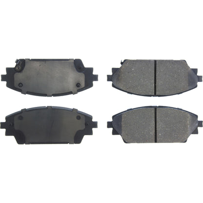 Centric Parts Disc Brake Pad Set C-Tek Ceramic with Shims for 2014-2018 Mazda 3, 2014-2018 Mazda 3 Sport, 2016-2020 Mazda CX-3, 2020-2022 Mazda CX-30 103.17280