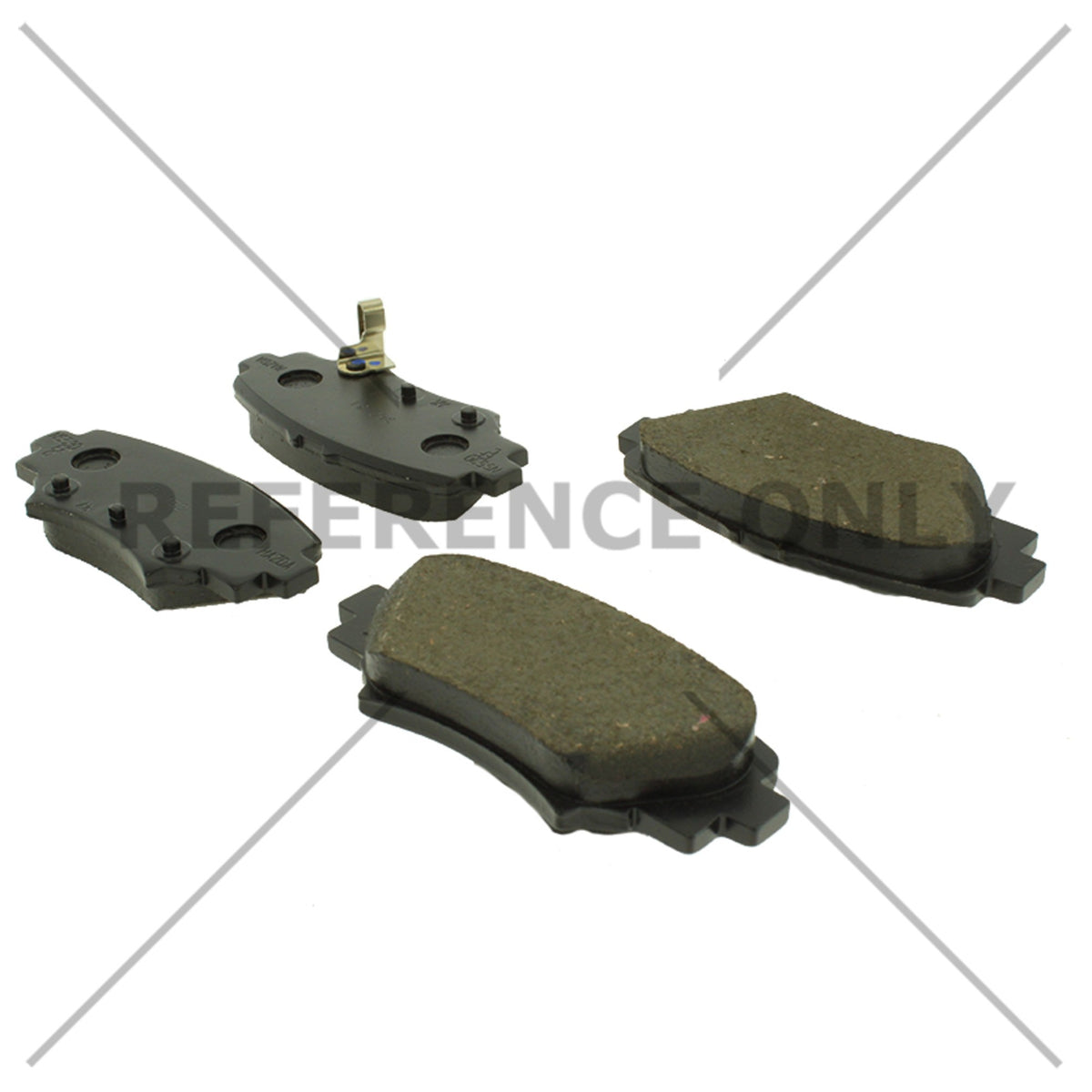 Centric Parts Disc Brake Pad Set C-Tek Ceramic with Shims for 2014-2018 Mazda 3 103.17290