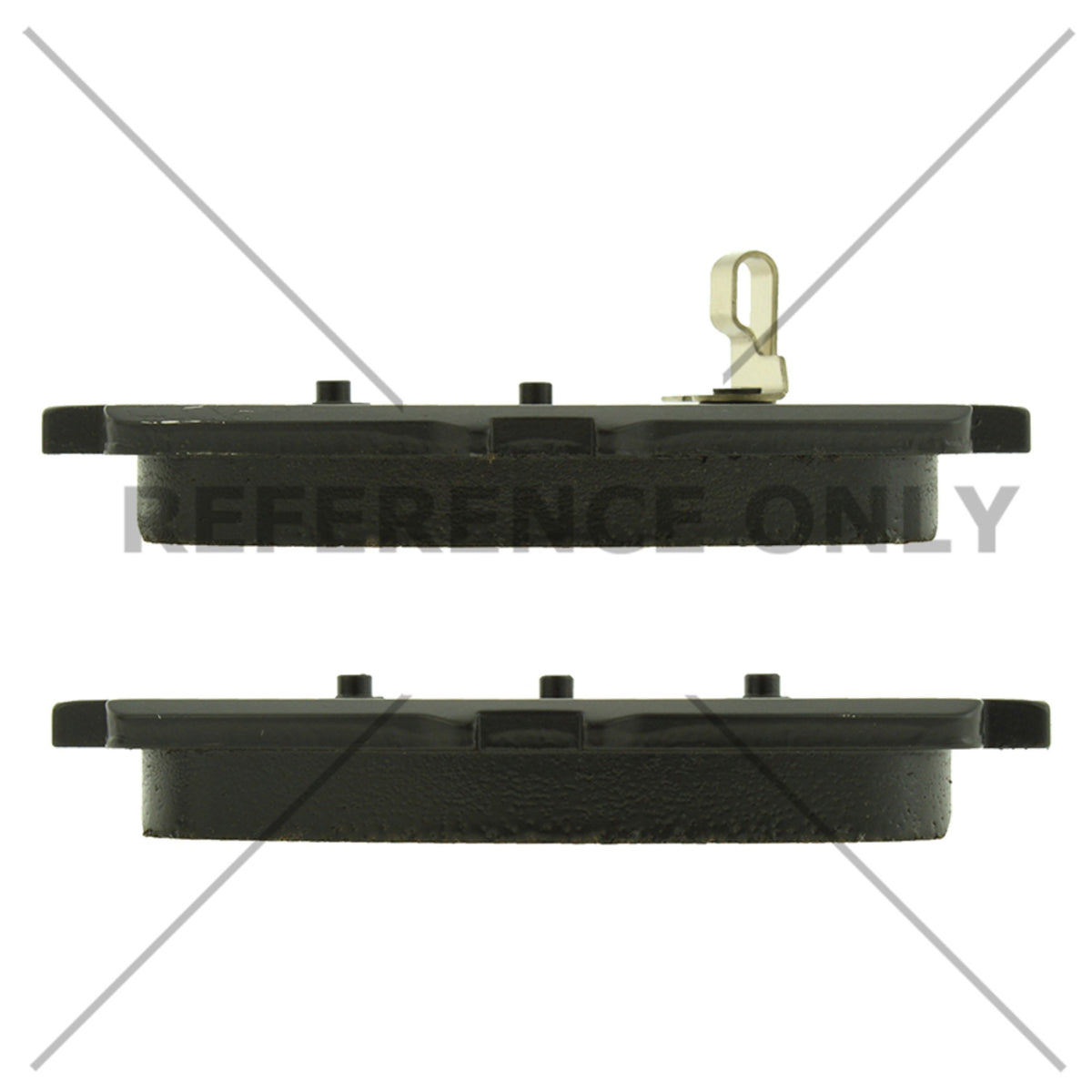 Centric Parts Disc Brake Pad Set C-Tek Ceramic with Shims for 2014-2018 Mazda 3 103.17290