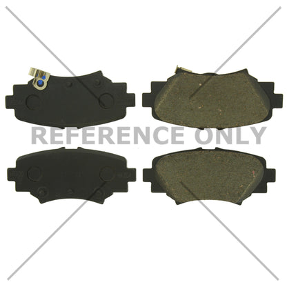 Centric Parts Disc Brake Pad Set C-Tek Ceramic with Shims for 2014-2018 Mazda 3 103.17290