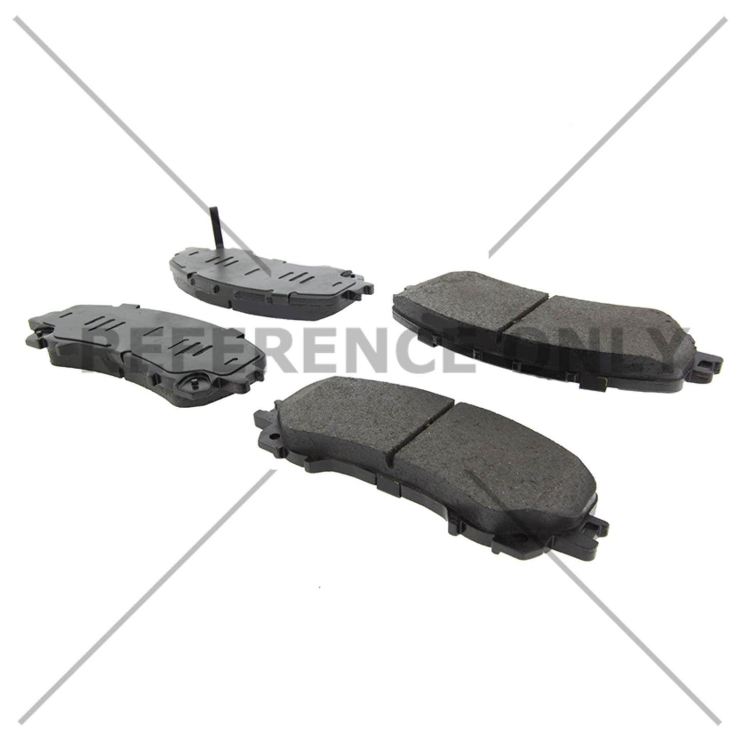 Centric Parts Disc Brake Pad Set Ceramic with Shims for 2014-2022 Infiniti Q50, Nissan Rogue, X‑Trail, Q60, QX50