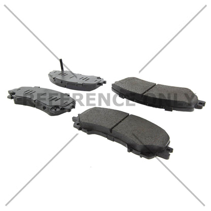 Centric Parts Disc Brake Pad Set Ceramic with Shims for 2014-2022 Infiniti Q50, Nissan Rogue, X‑Trail, Q60, QX50