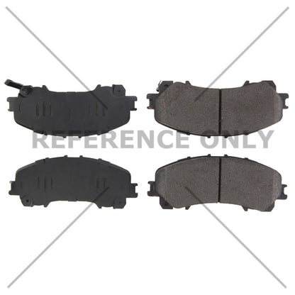 Centric Parts Disc Brake Pad Set Ceramic with Shims for 2014-2022 Infiniti Q50, Nissan Rogue, X‑Trail, Q60, QX50