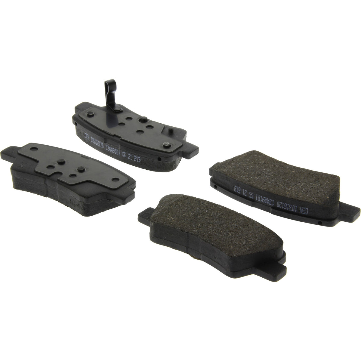 Centric Parts Disc Brake Pad Set C-Tek Ceramic with Shims for 2018-2022 Hyundai Accent, 2017-2020 Elantra 103.18120