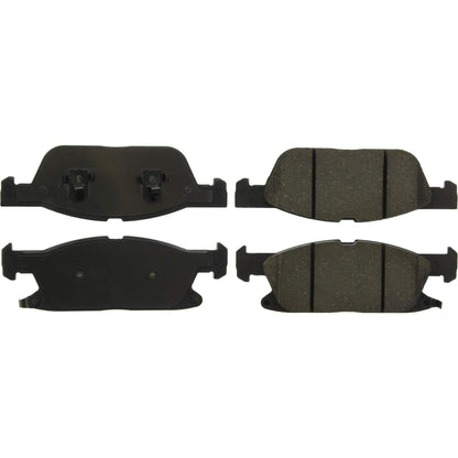 Centric Parts Disc Brake Pad Set C-Tek Ceramic with Shims for 2017-2019 Ford Fusion, 2017-2020 Lincoln Continental, MKZ 103.18181