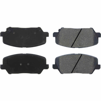 Centric Parts Disc Brake Pad Set Ceramic with Shims for 2016-2017 Hyundai Veloster, 2017-2018 Kia Forte 103.18270