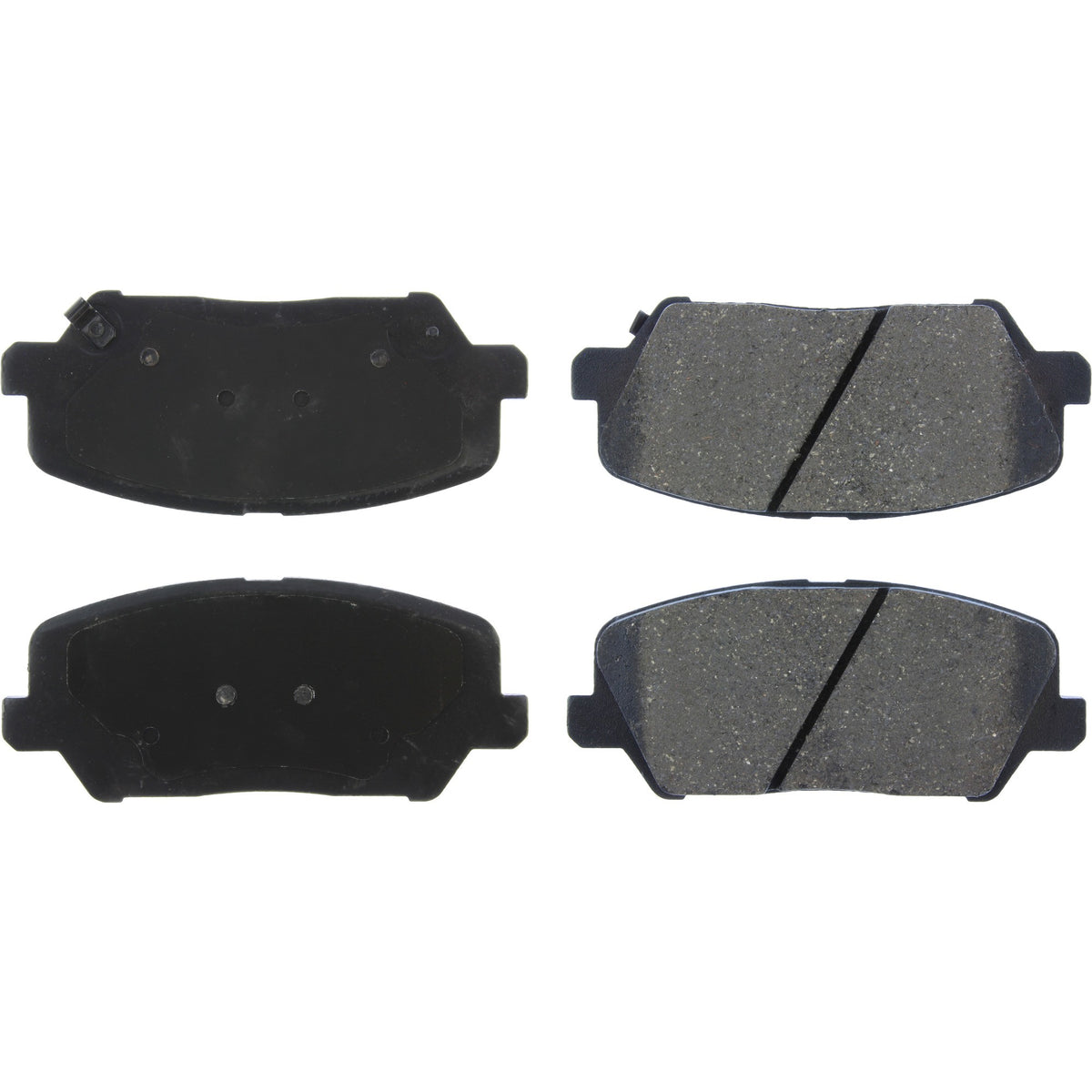 Centric Parts Disc Brake Pad Set Ceramic with Shims for 2016-2017 Hyundai Veloster, 2017-2018 Kia Forte 103.18270