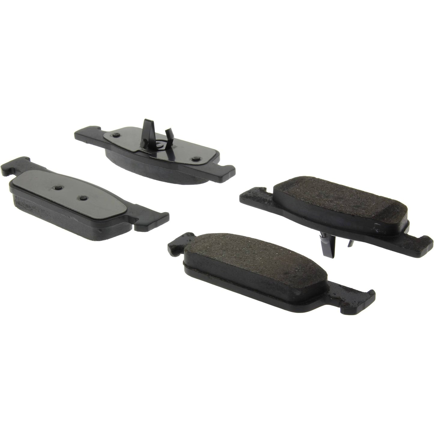 Centric Parts Disc Brake Pad Set C-Tek Ceramic with Shims for 2015-2018 Renault Logan, 2016-2018 Sandero, 2016-2018 Stepway 103.18300