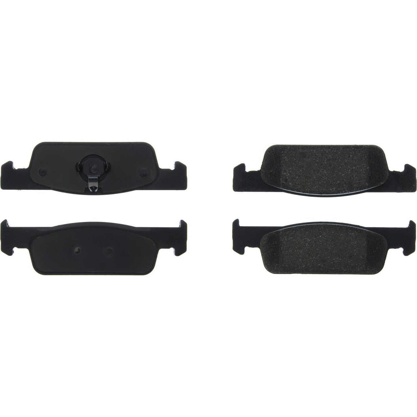 Centric Parts Disc Brake Pad Set C-Tek Ceramic with Shims for 2015-2018 Renault Logan, 2016-2018 Sandero, 2016-2018 Stepway 103.18300