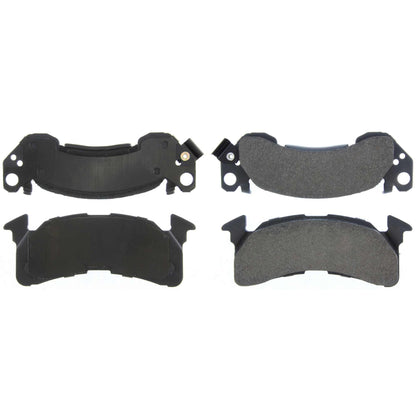 Centric Parts Disc Brake Pad Set Semi-Metallic Posi Quiet for 1986-1995 Chevrolet Suburban and Related Models 104.01530