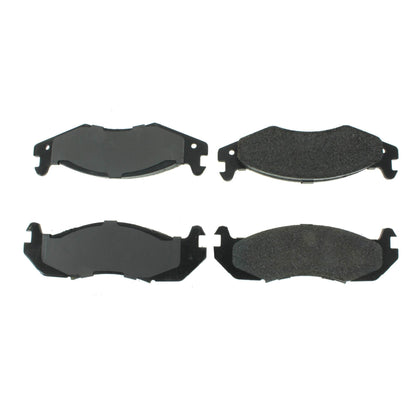 Centric Parts Disc Brake Pad Set Posi Quiet with Noise and Vibration Elimination 104.02030