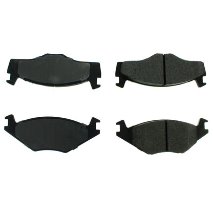 Centric Parts Disc Brake Pad Set Semi-Metallic Posi Quiet 104.02800