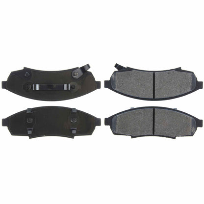Centric Parts Disc Brake Pad Set Posi Quiet with Noise & Vibration Reduction for 104.03760