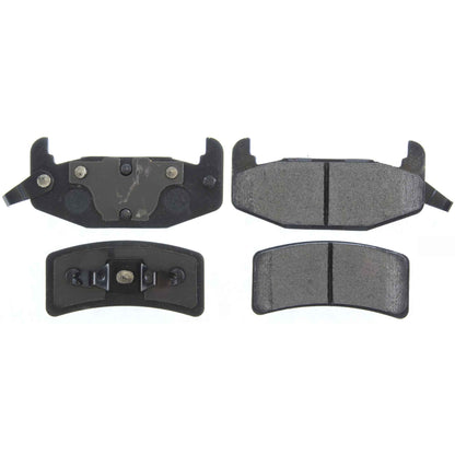 Centric Parts Disc Brake Pad Set Semi-Metallic with Posi Quiet 104.03770