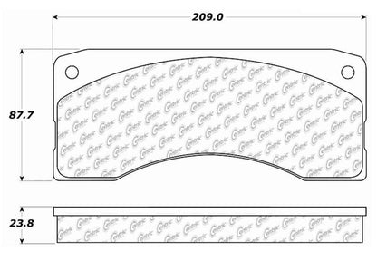 Centric Parts Disc Brake Pad Set Posi Quiet 104.03790