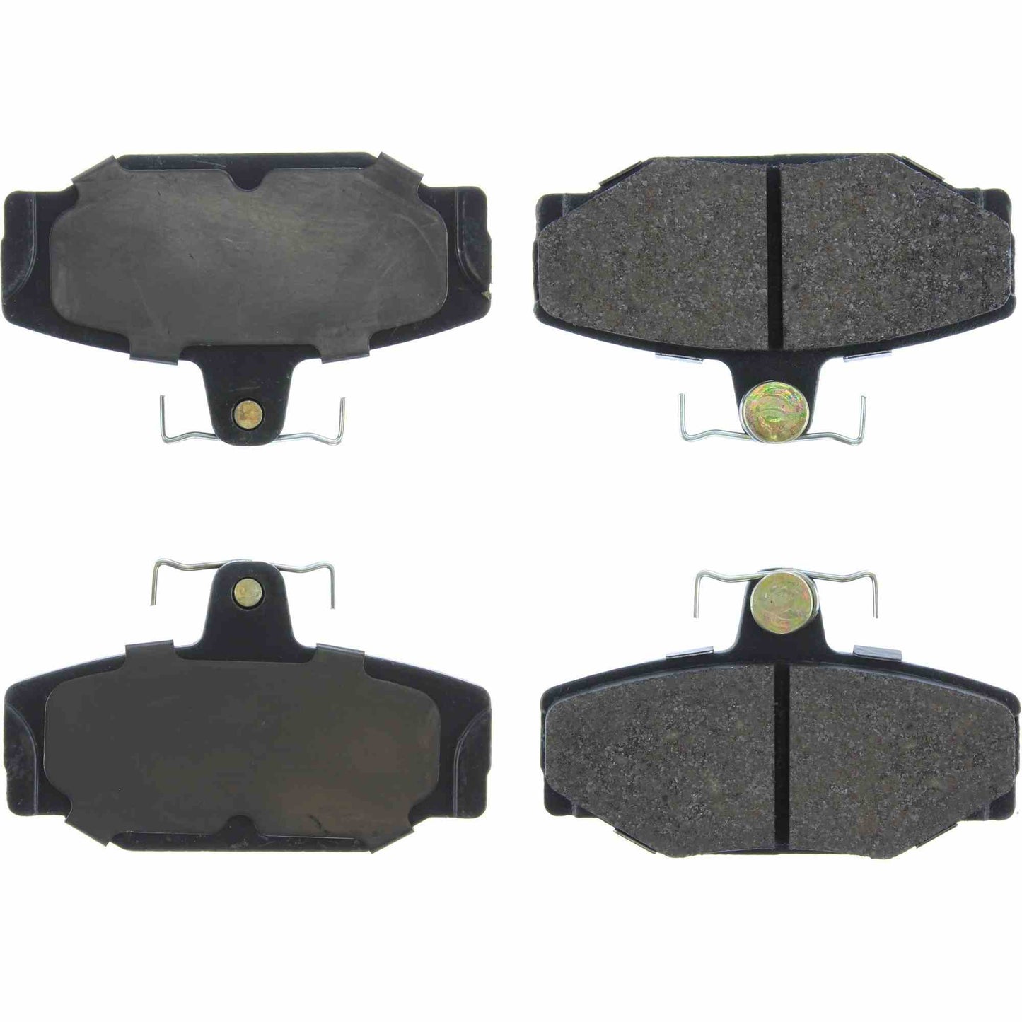 Centric Parts Disc Brake Pad Set Posi Quiet Semi-Metallic with Hardware for 1990-1988 Volvo 740/760/780 104.03910