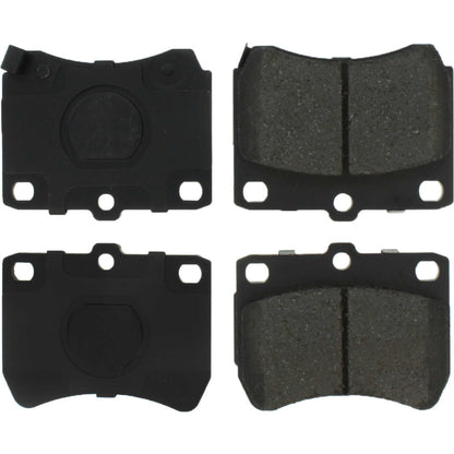 Centric Parts Disc Brake Pad Set Posi Quiet with Scorched and Shimmed 104.04020